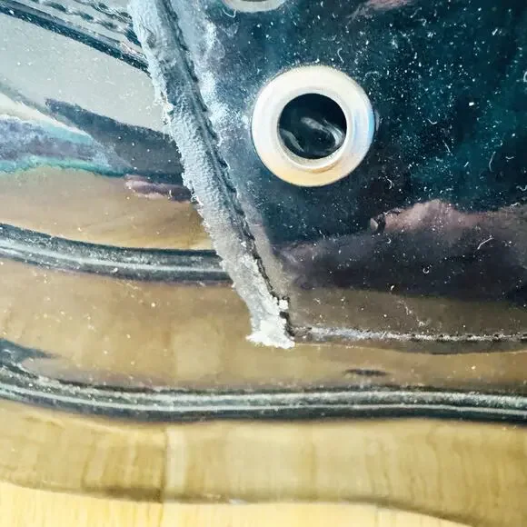 Demonia Black Platform Boots Patent Leather Buckle Women’s Size 7 US BEAR 104 - Picture 8 of 10